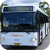 Busways white liveried Bustech buses